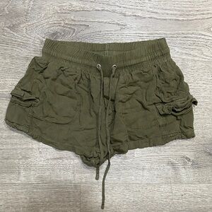 Forever 21 Olive Green Kids Cargo Shorts